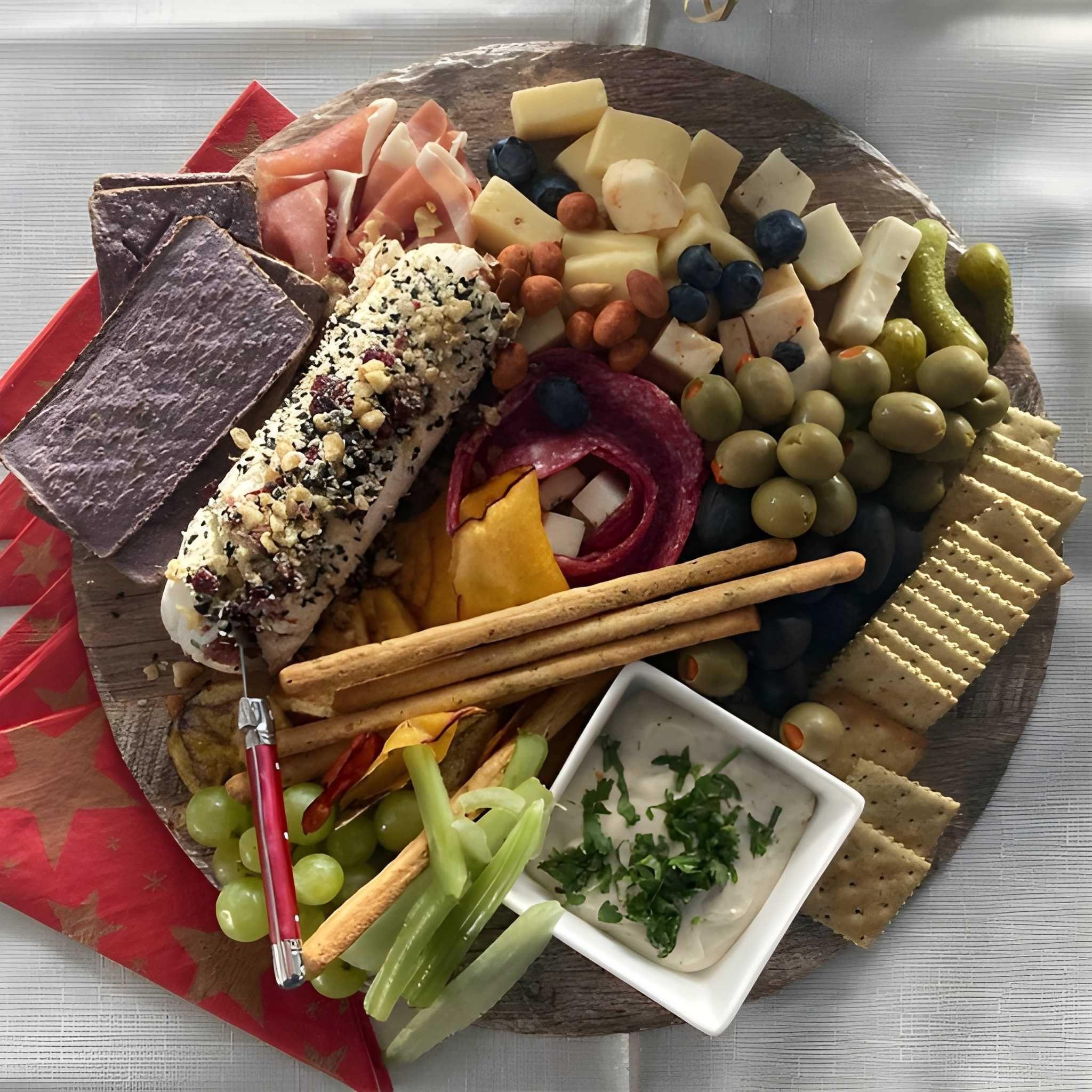 Tabla / Plato De Pizza Melamina Color Madera 35 Cm-3