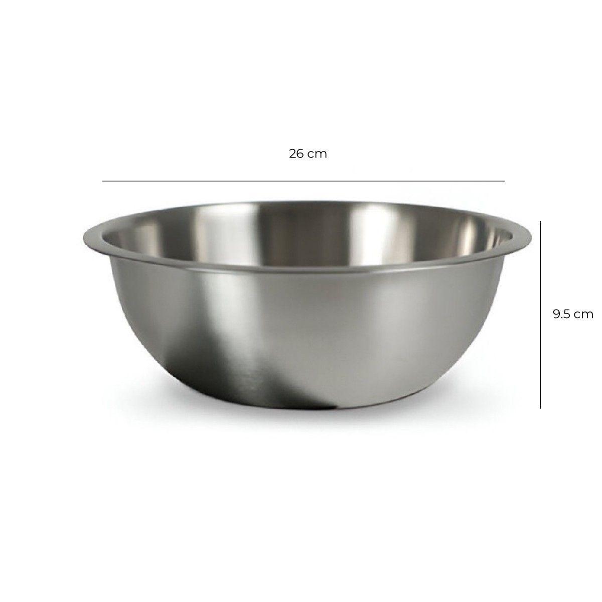 BOWL ACERO INOX 26 X 9.5 CM-3