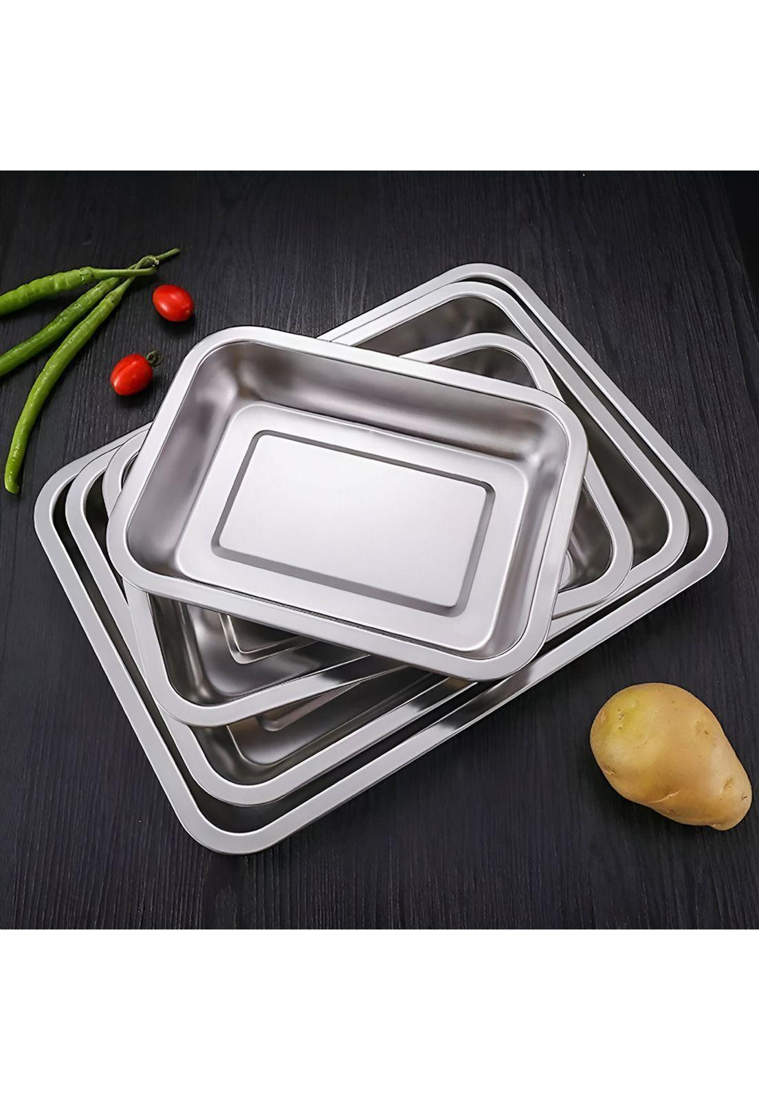 Azafate Acero Inoxidable 45x35x4.5 Cm-6