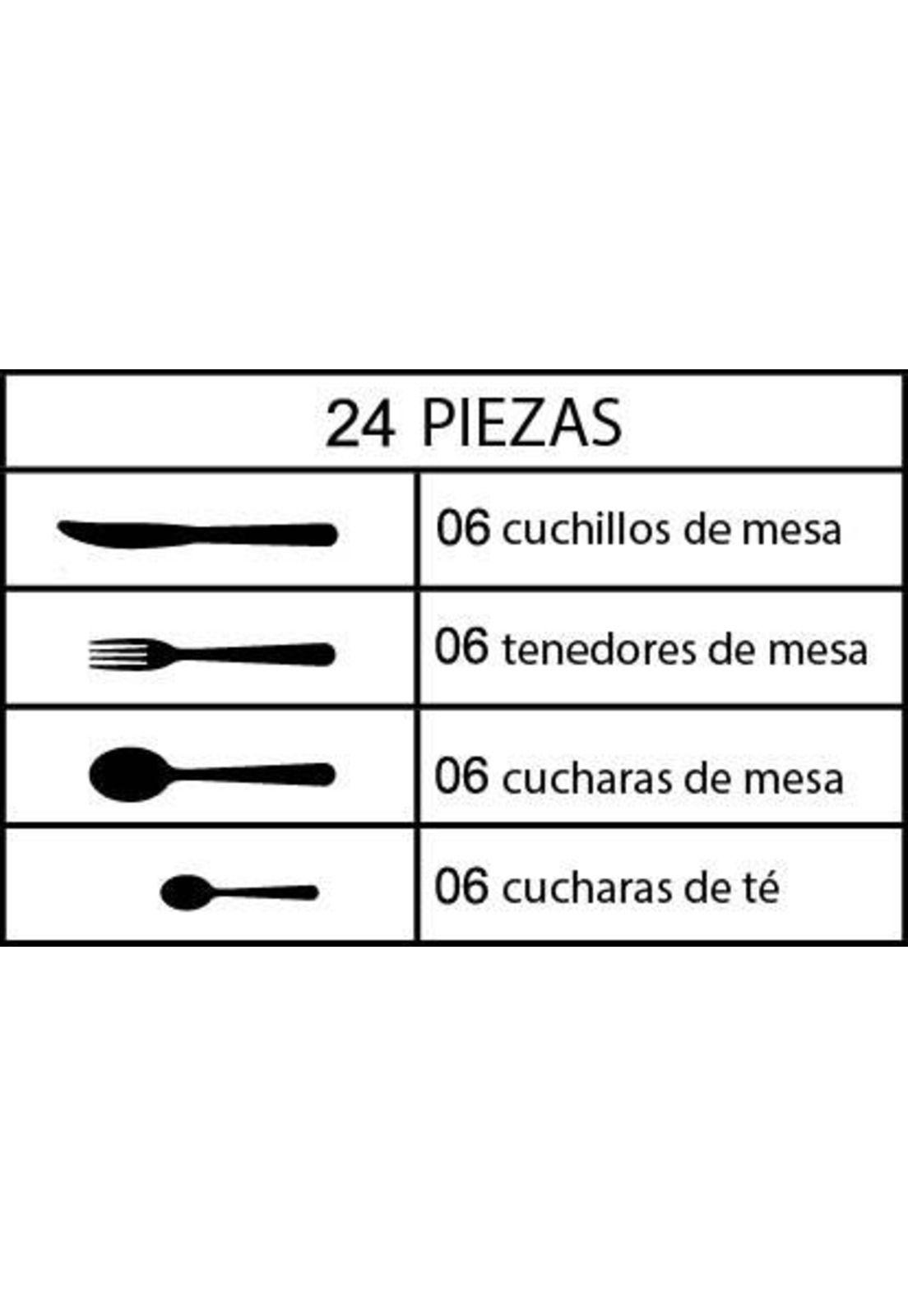 JUEGO DE CUBIERTOS 24 PIEZAS CLASSICA-2
