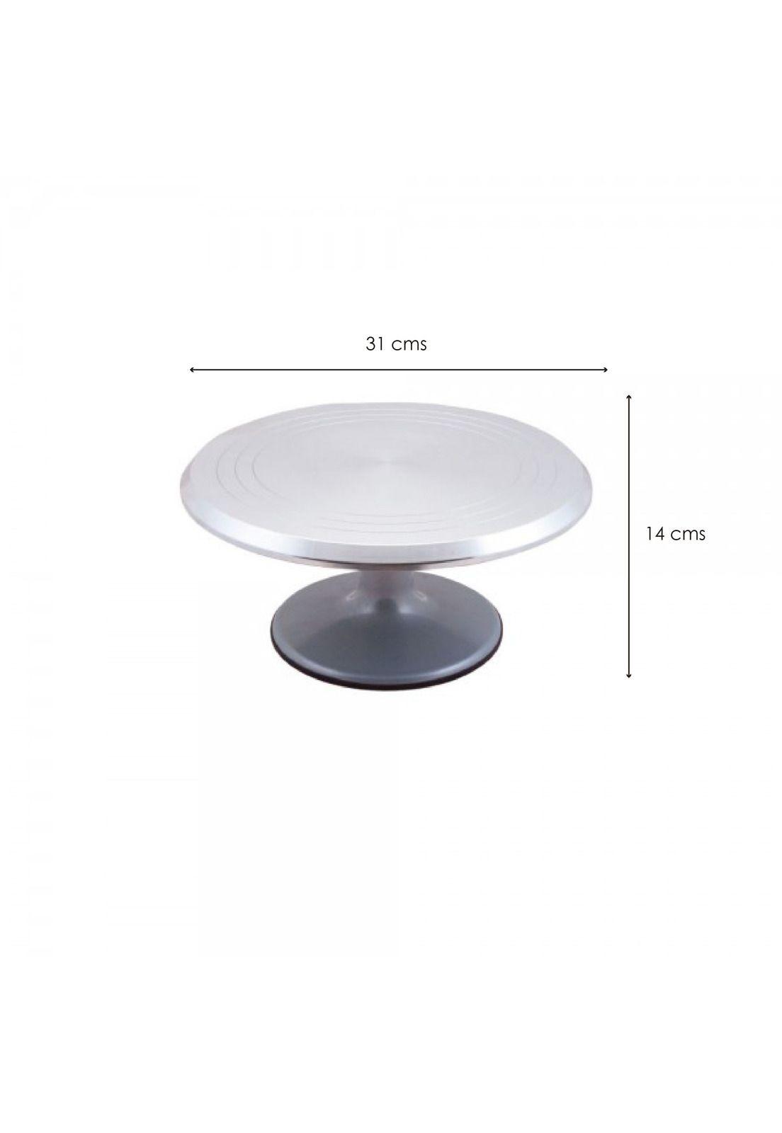 Portatorta Gira Aluminio Fundido 31X14 Cm-2