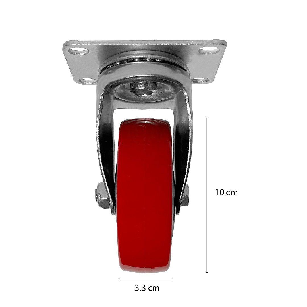 RUEDA GIRATORIA ACERO 4" X 100 MM.-4