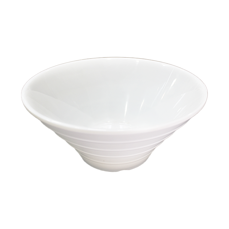 SET DE 6 BOWLS REDONDO MELAMINA 20 CM. BLANCO-3