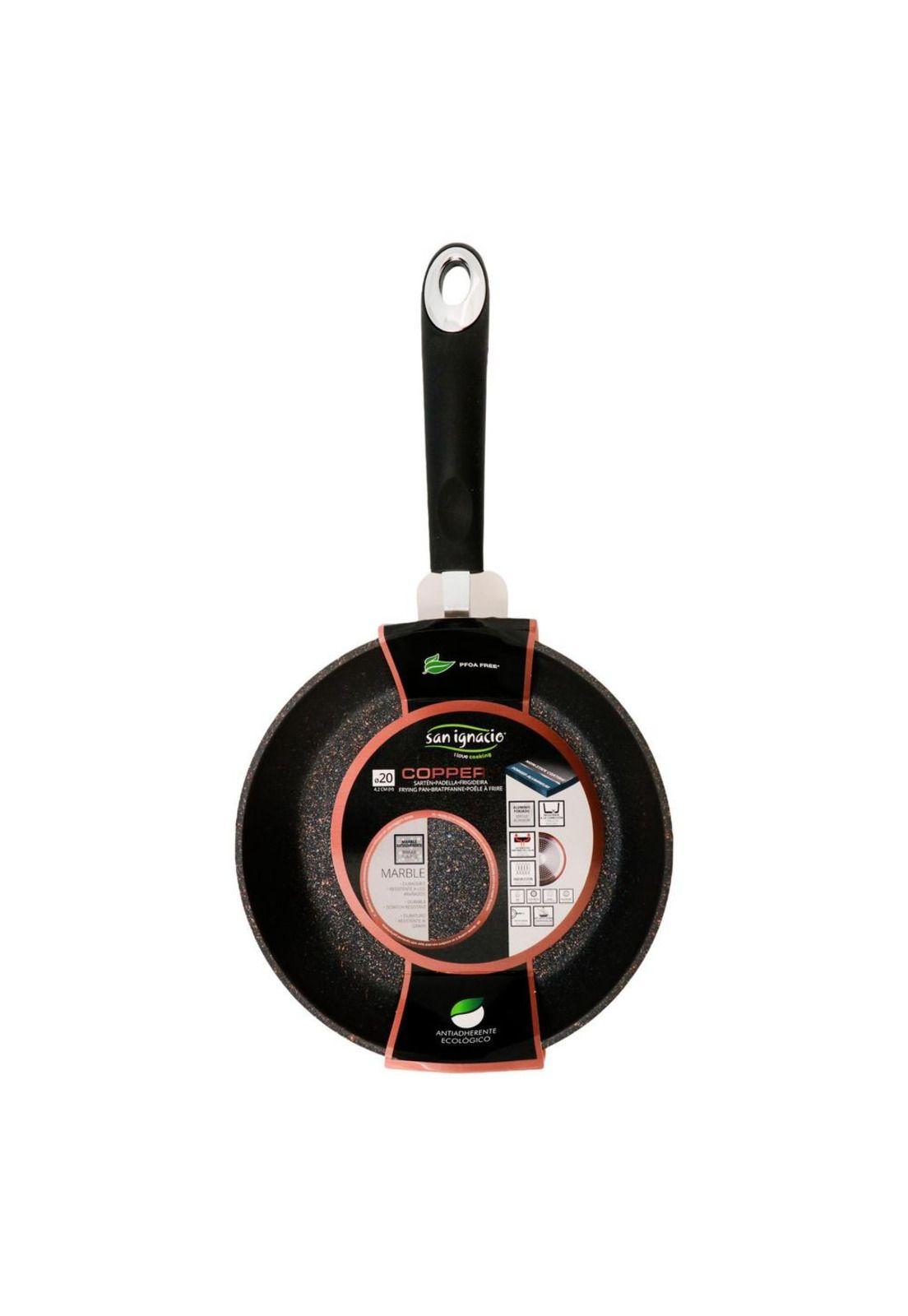 WOK SARTEN 28 X 8 CM ANTIADHERENTE COBRE-2