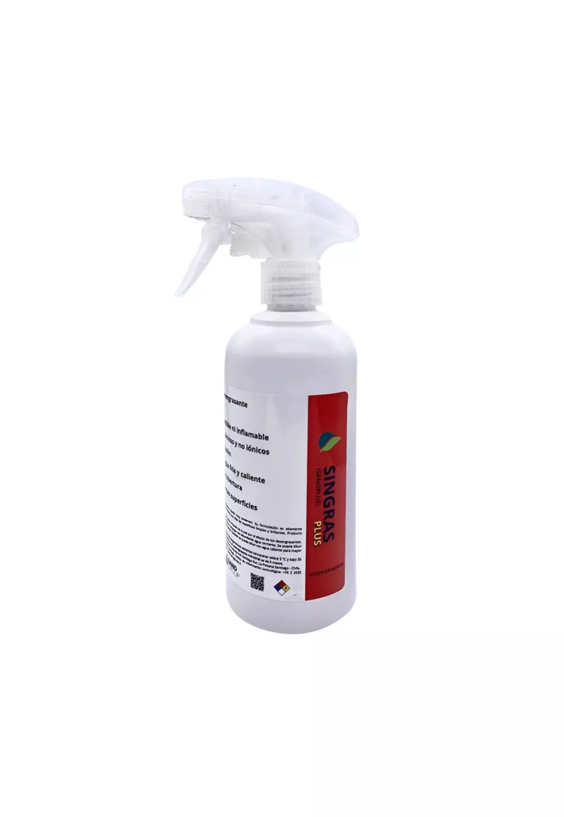 Desengrasante Concentrado Profesional Singrasplus 0.5 Litro Con Dispensador-0