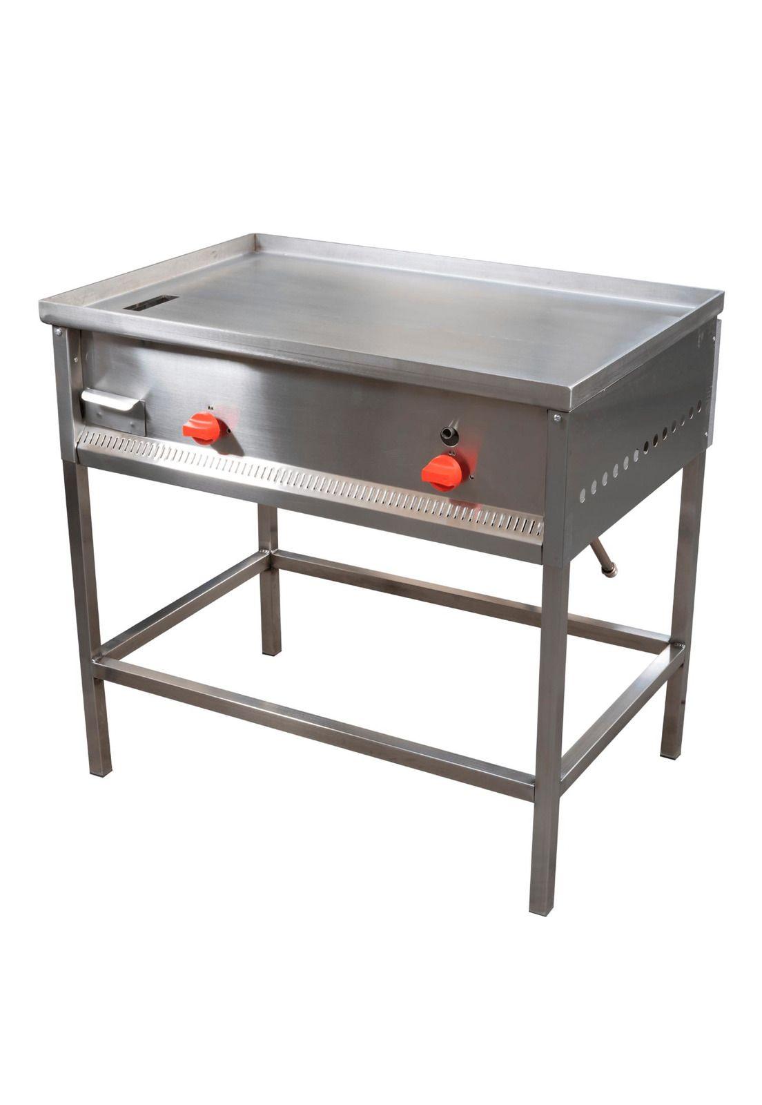 Plancha Churrasquera Acero Inoxidable 100 x 60 cm Ticgas-3