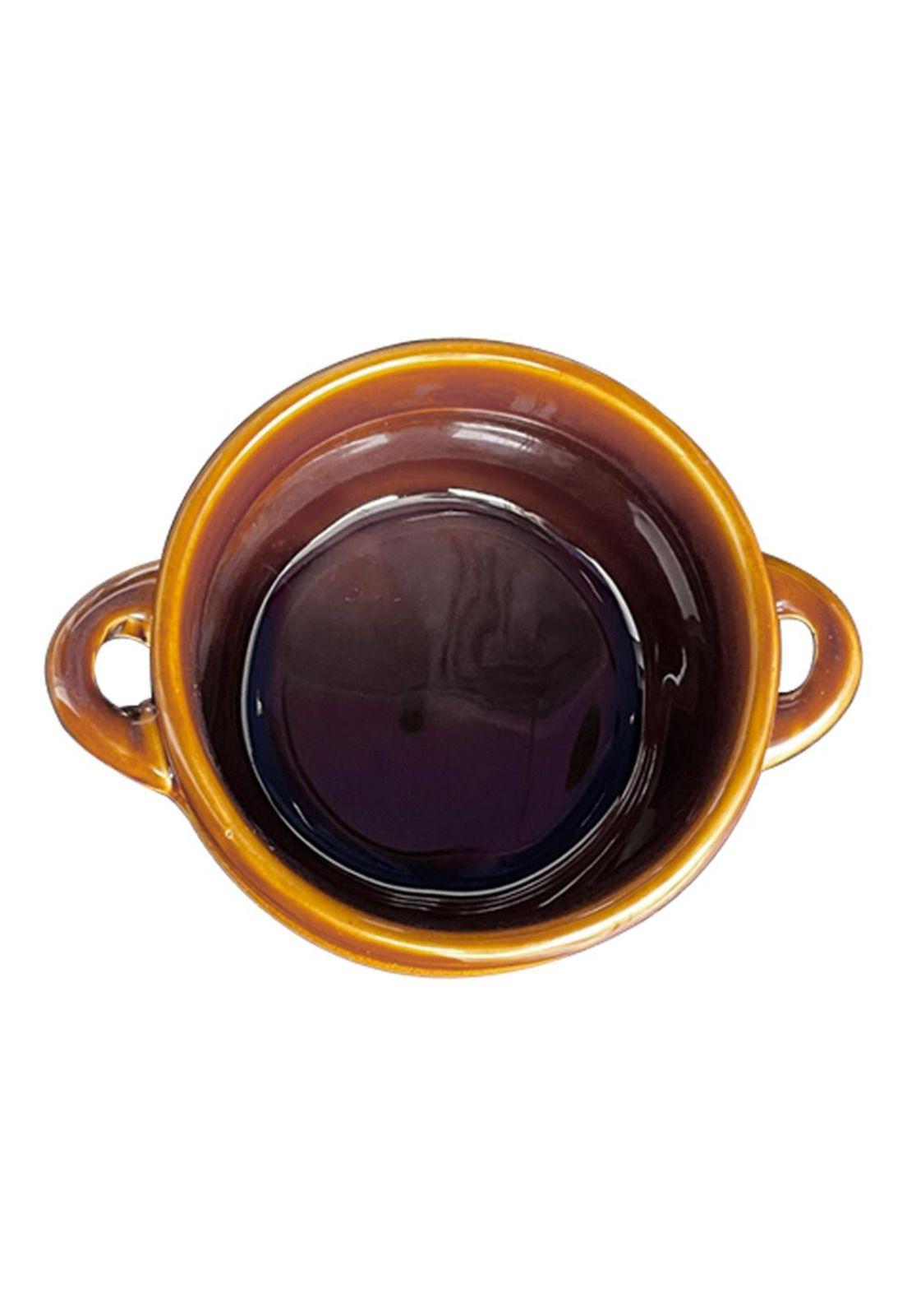 Set De 4 Bowl Ceramica 12 X 7.5 Cm Café Linea Jalisco-4