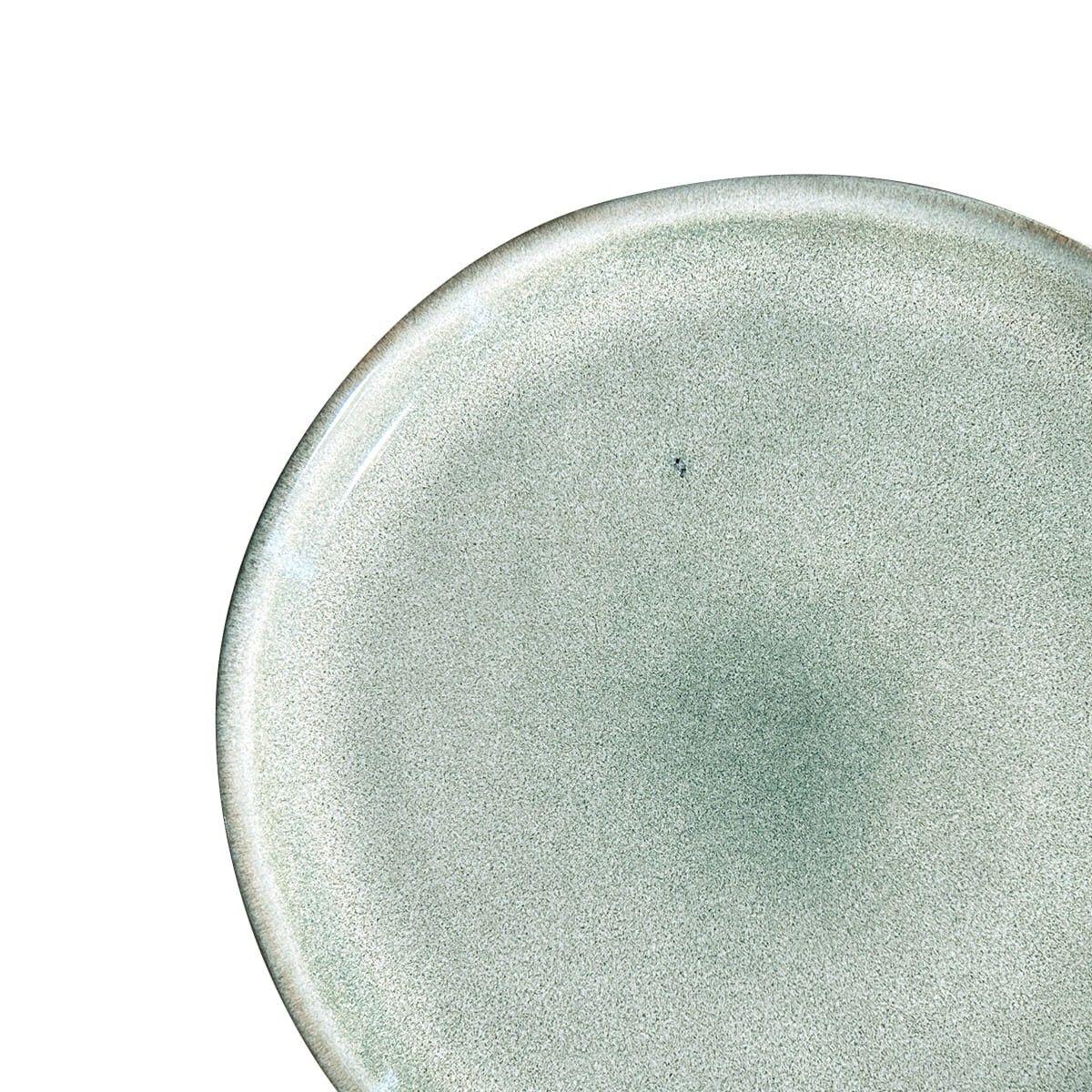 SET 6 PLATOS REDONDO CERAMICA 21 CM GRIS LINEA LAOS-4