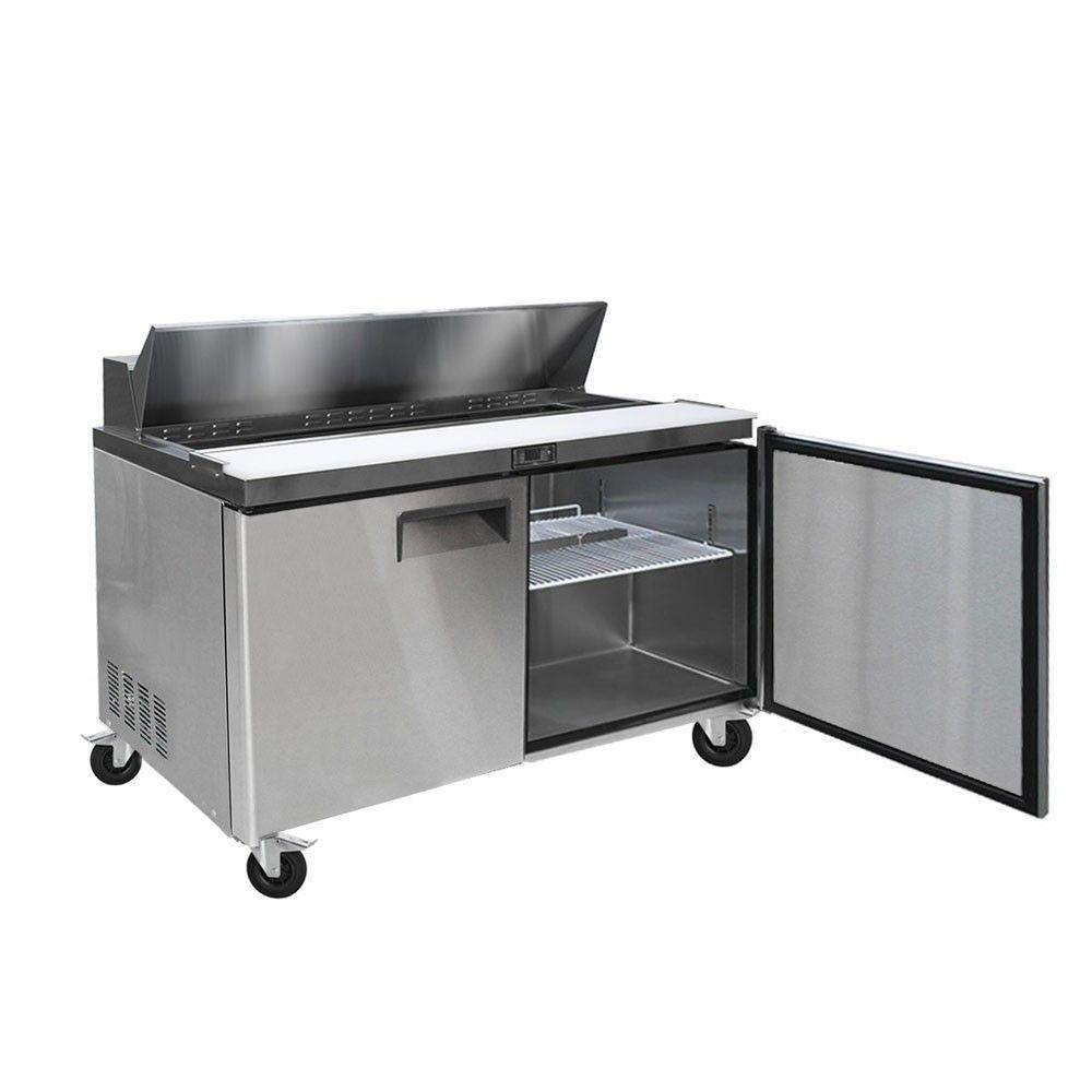 SALSERA REFRIGERADA ACERO INOXIDABLE 2 PUERTAS 155 CM NORKALT-3