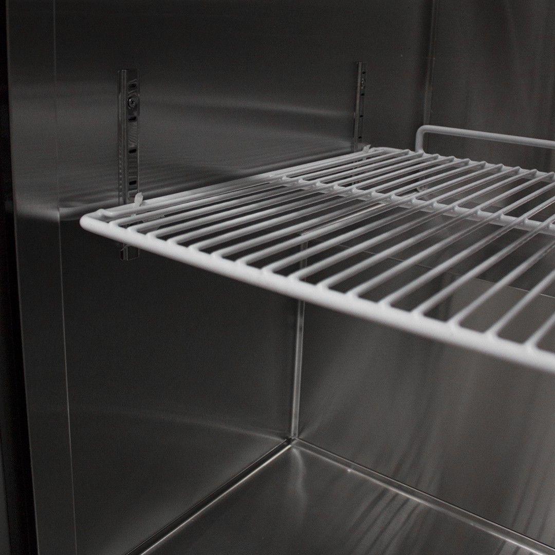 SALSERA REFRIGERADA ACERO INOXIDABLE 2 PUERTAS 155 CM NORKALT-7