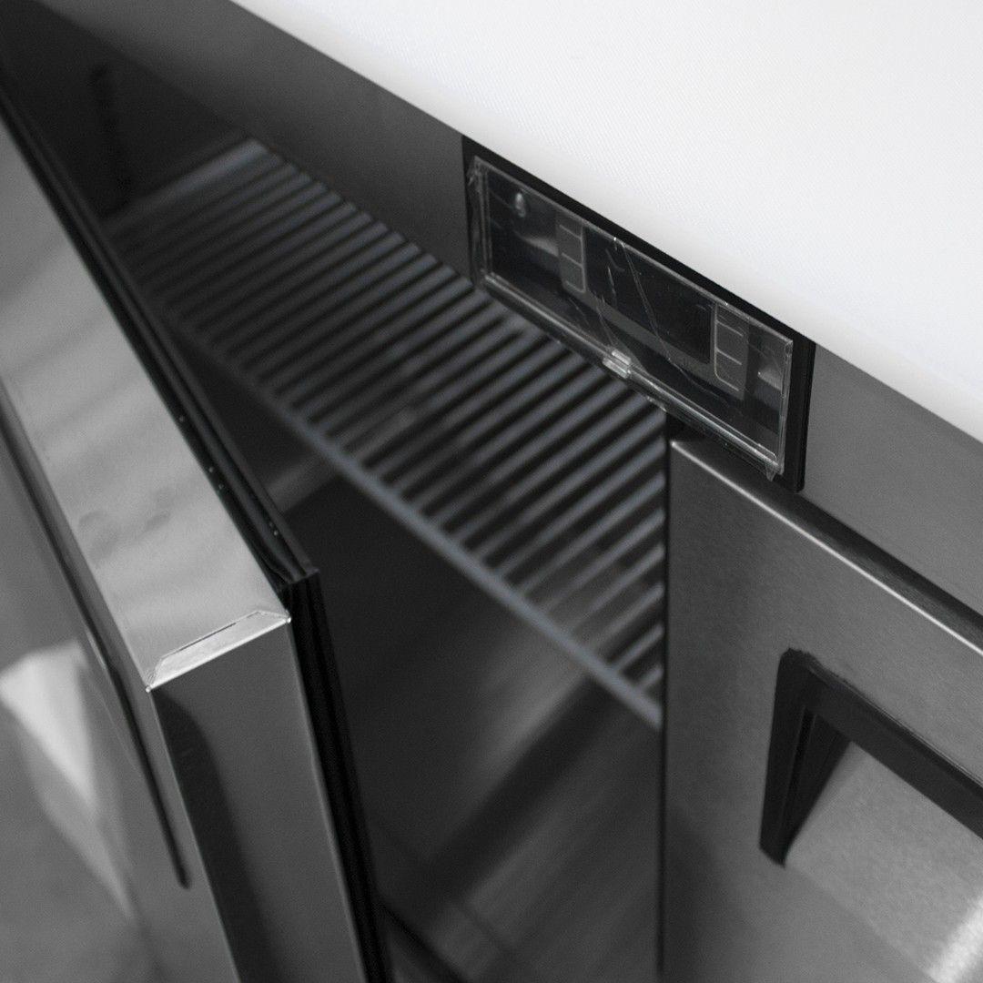 SALSERA REFRIGERADA ACERO INOXIDABLE 2 PUERTAS 155 CM NORKALT-8