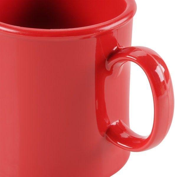SET DE 6 MUG SUN APILABLE MELAMINA ROJO 235 ML-2
