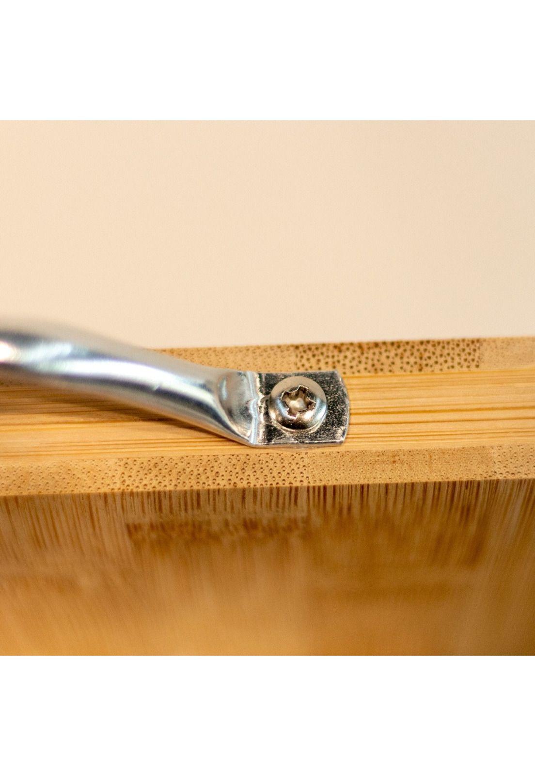 SET PARRILLERO TABLA + CUCHILLO Y TRINCHO ASADO PARRILLA COLOR CAFÉ-9