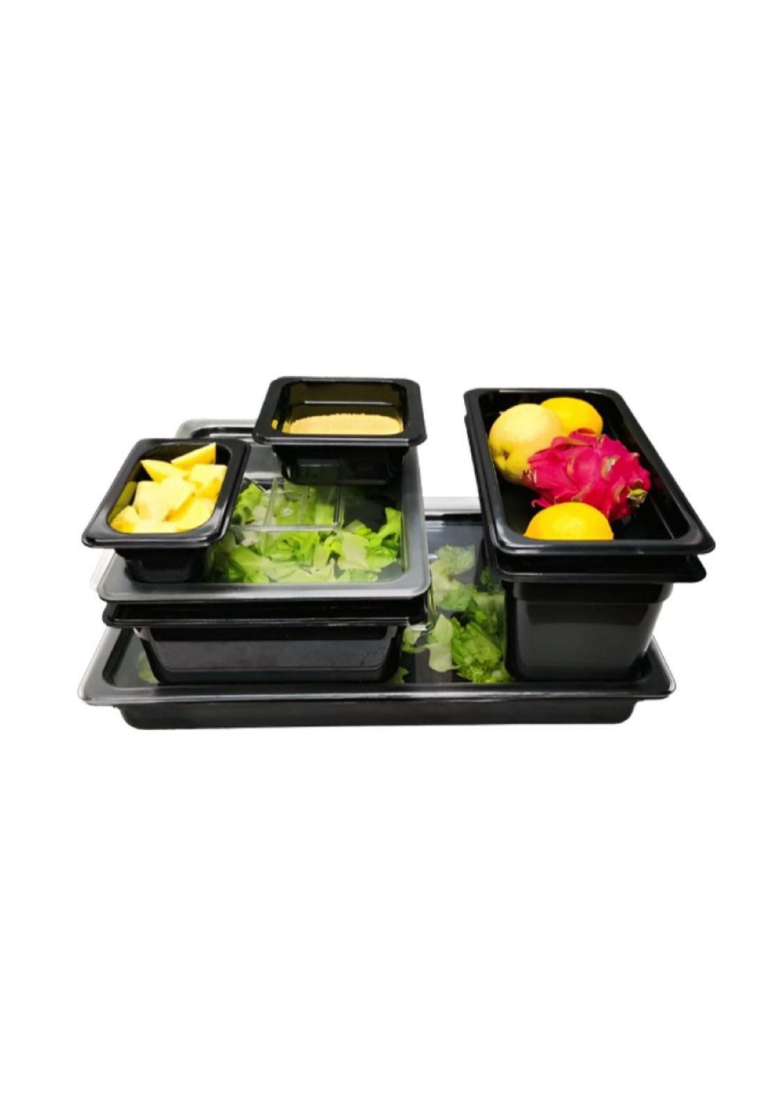 CONTENEDOR POLICARBONATO NEGRO GN 1/1x10 cm-2