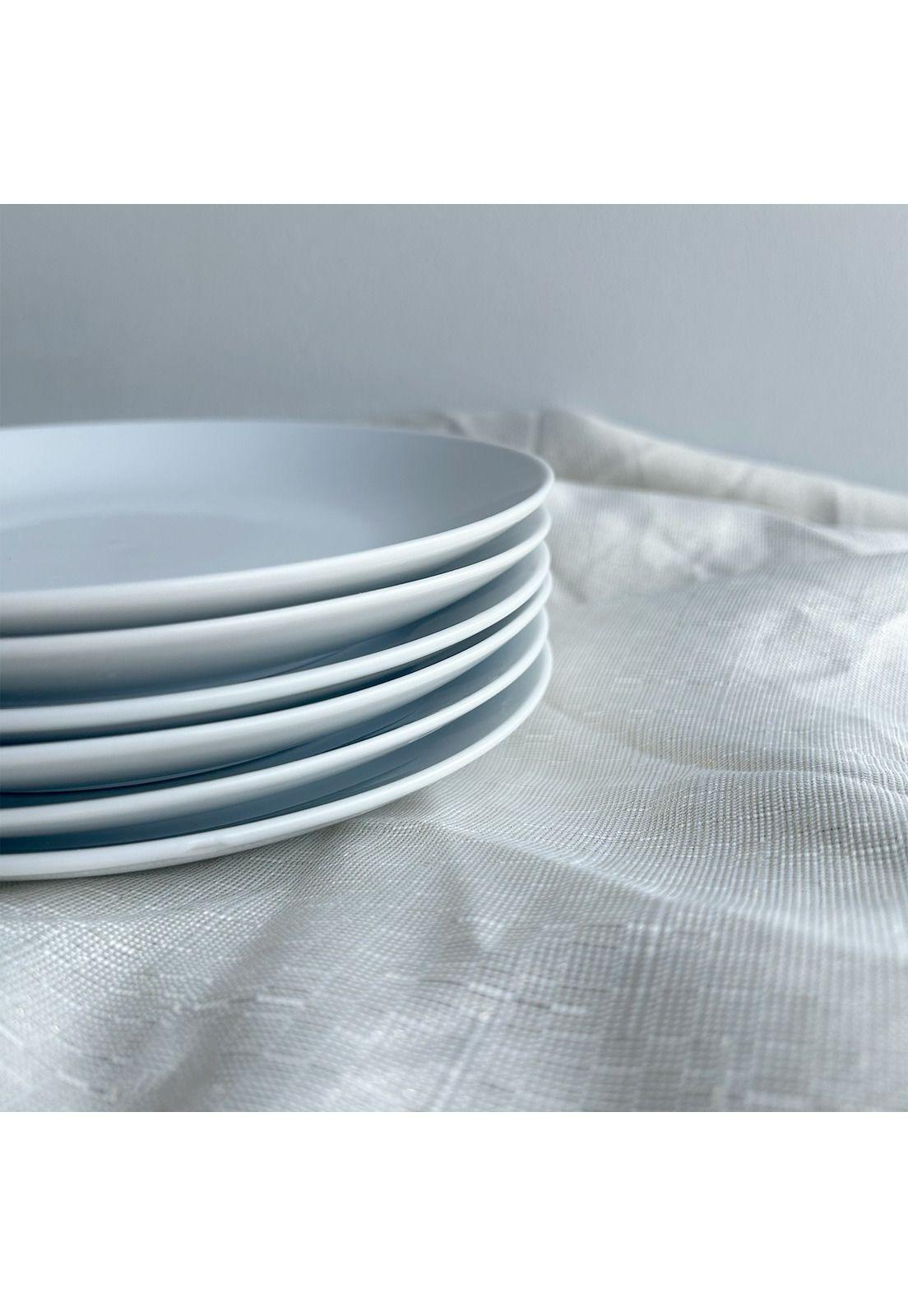 Set de 6 Platos Porcelana Principal 20 Cm Coupe Línea Padua-1