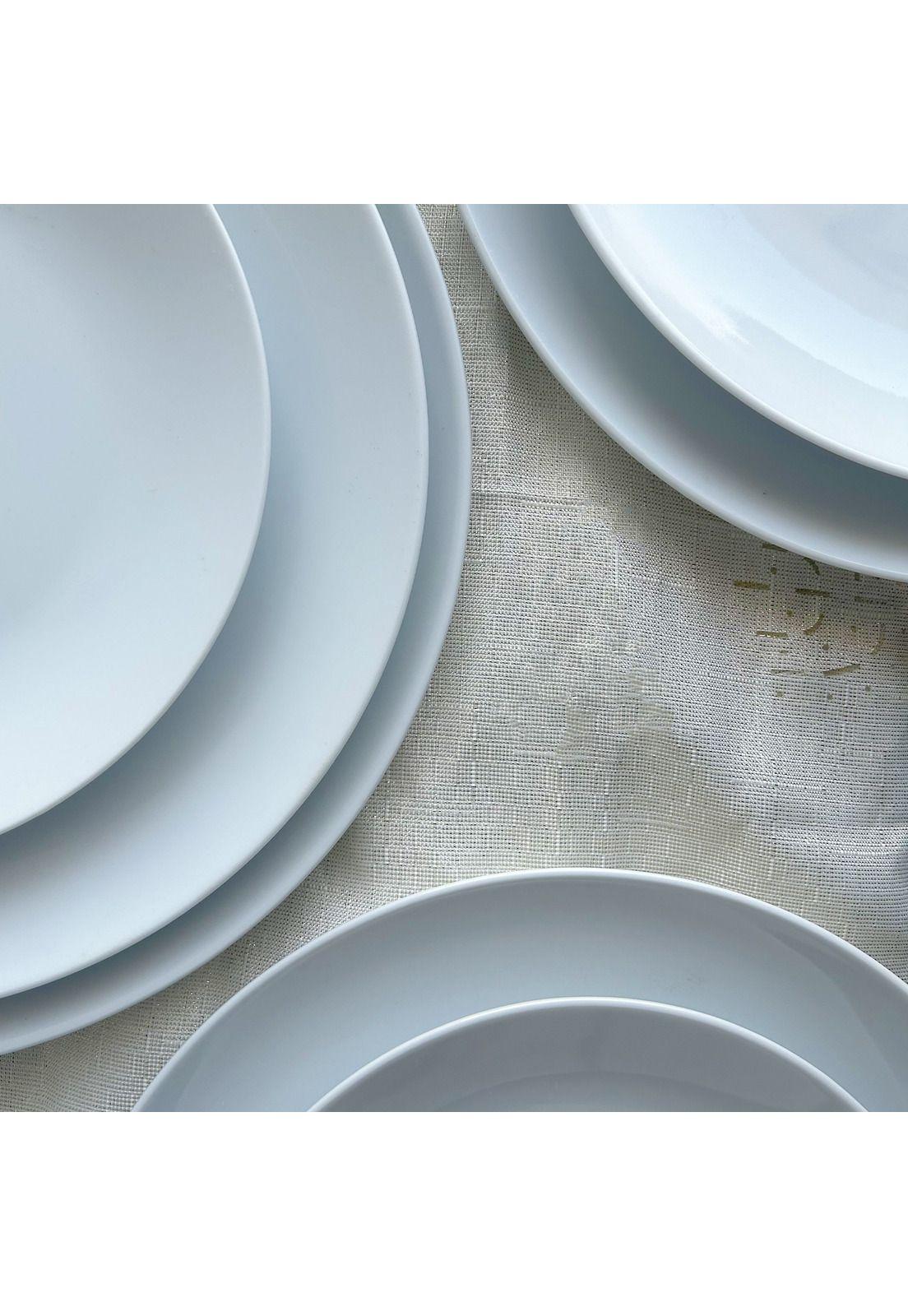 Set de 6 Platos Porcelana Principal 20 Cm Coupe Línea Padua-5