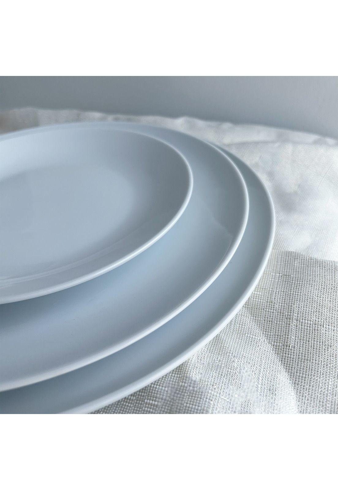 Set de 6 Platos Porcelana Principal 20 Cm Coupe Línea Padua-6