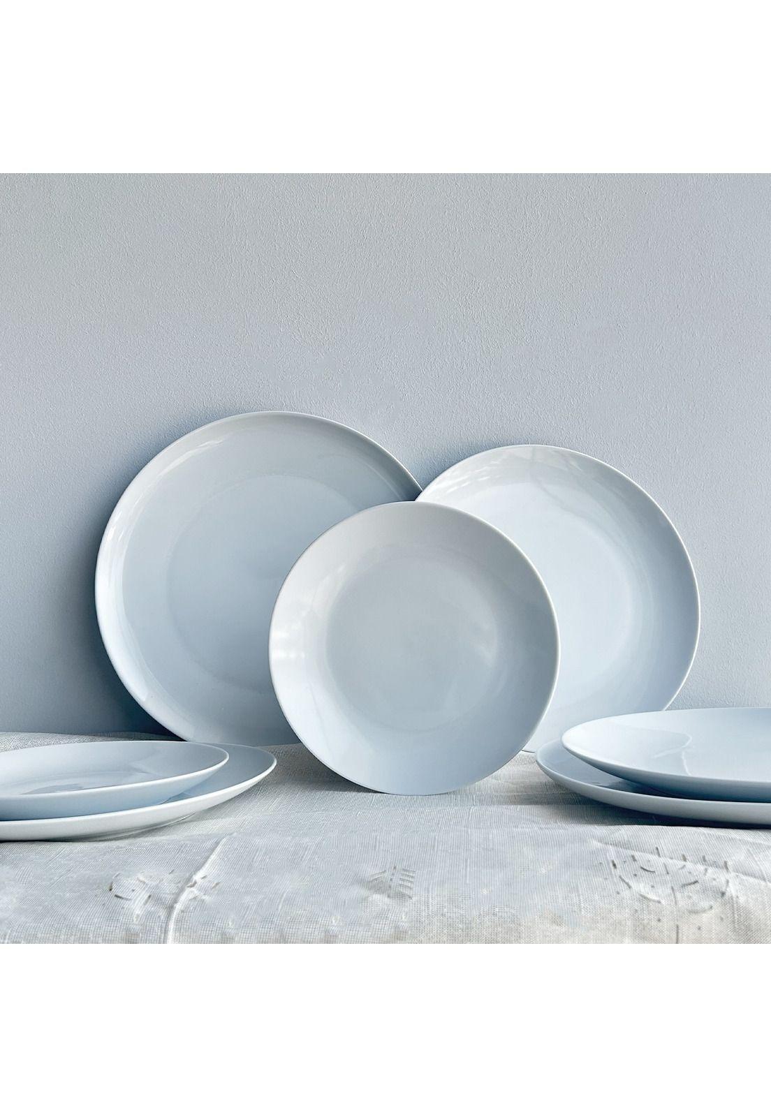 Set de 6 Platos Porcelana Principal 20 Cm Coupe Línea Padua-7