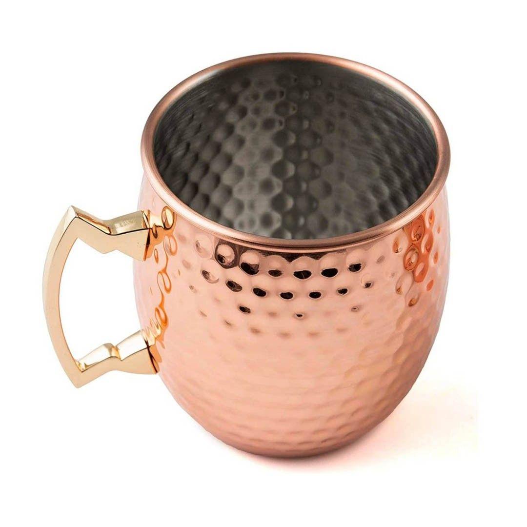 SET DE 4 MUG MOSCOW MULE VASOS COBRE CÓCTEL 500CC-5