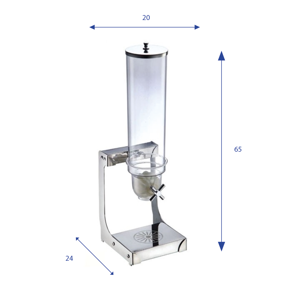 DISPENSADOR DE CEREALES SINGLE 4 LTS-2