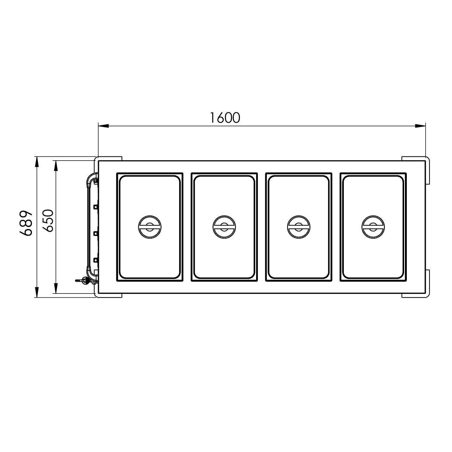 BAÑO MARIA MÓVIL 4 GN 1/1 MULTITERMOSTATO-3