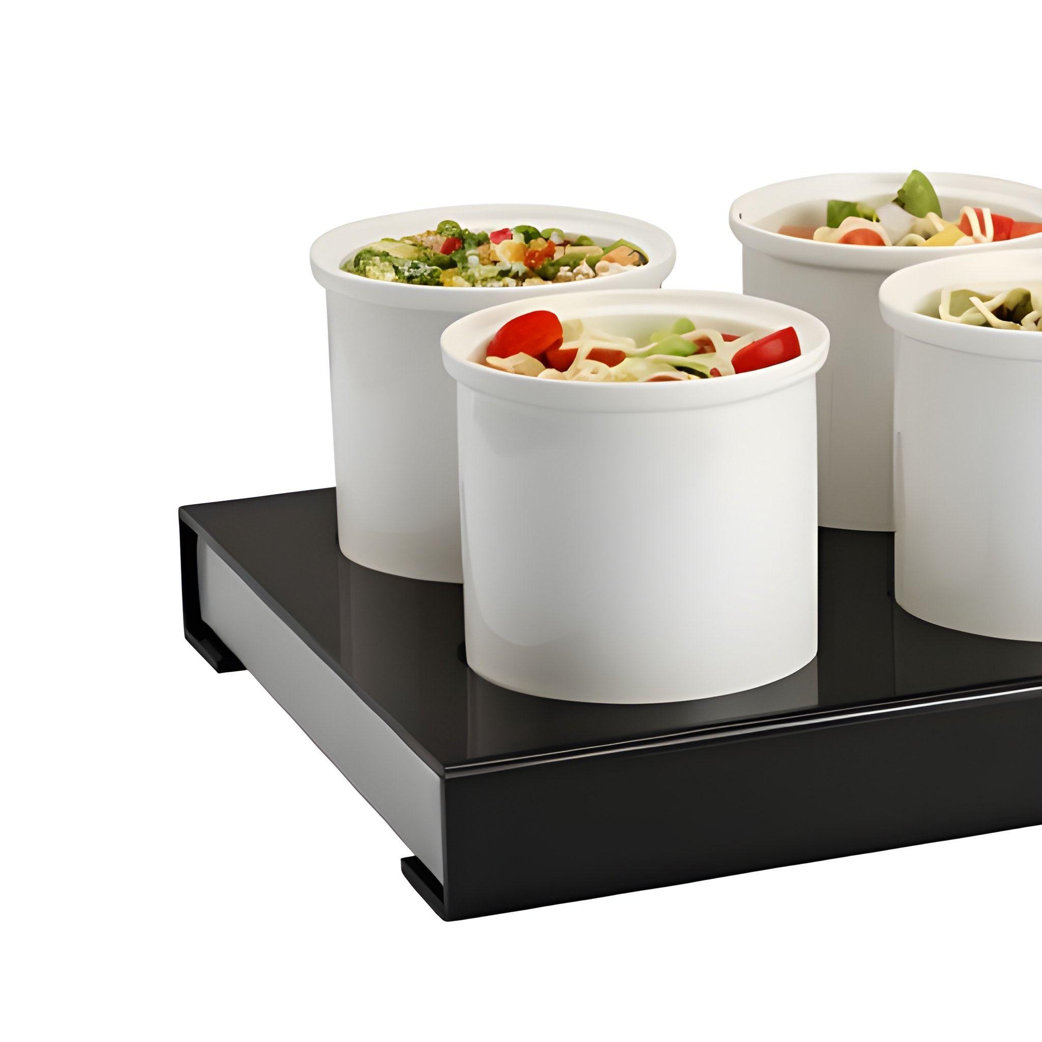 Exhibidor Buffet Frio C/6 Recip. Porcel. 1.2 Lt C/Pack Frio-1