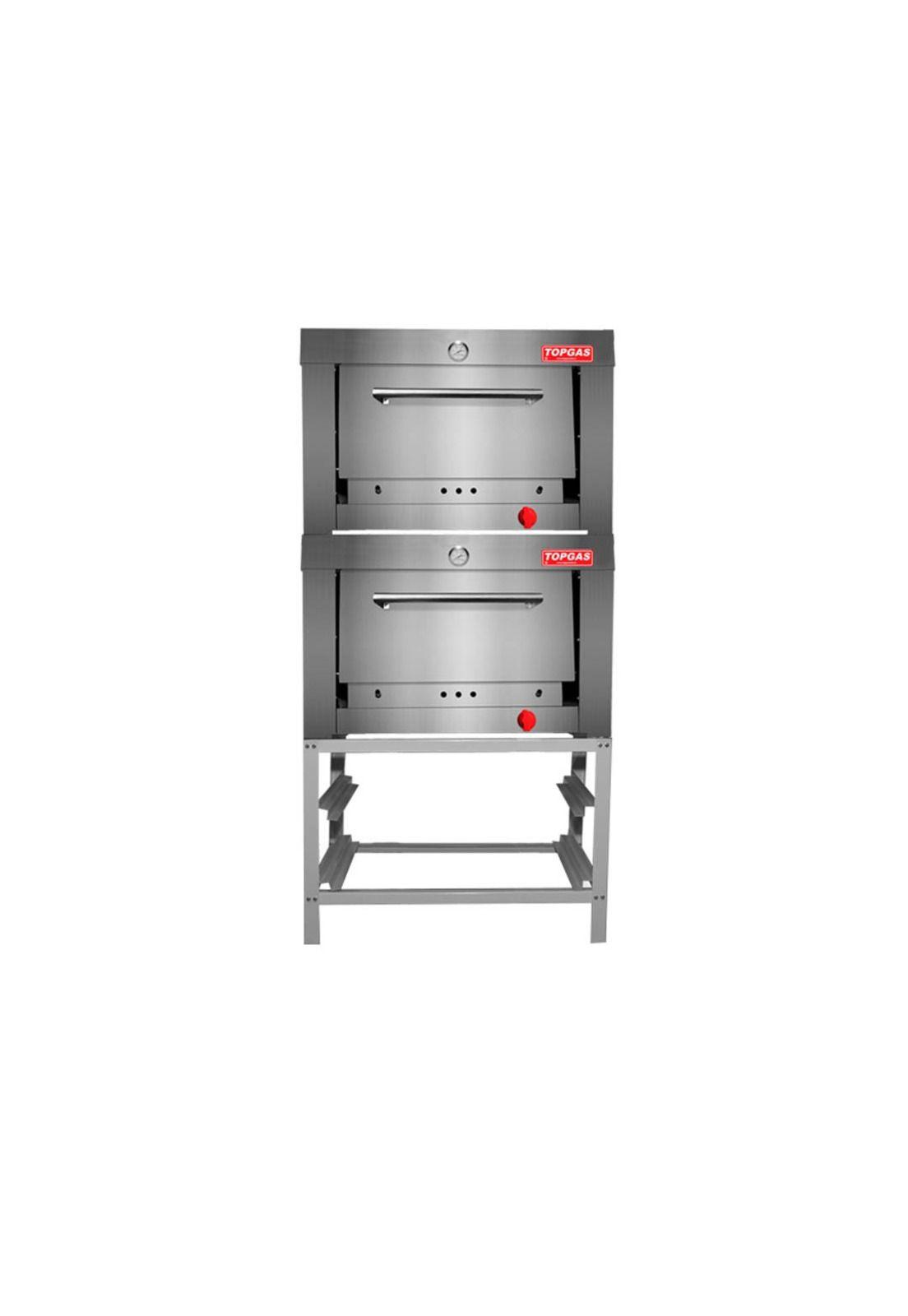HORNO INDUSTRIAL 2 CAMARAS ENLOZADA DE 65X65CM-0