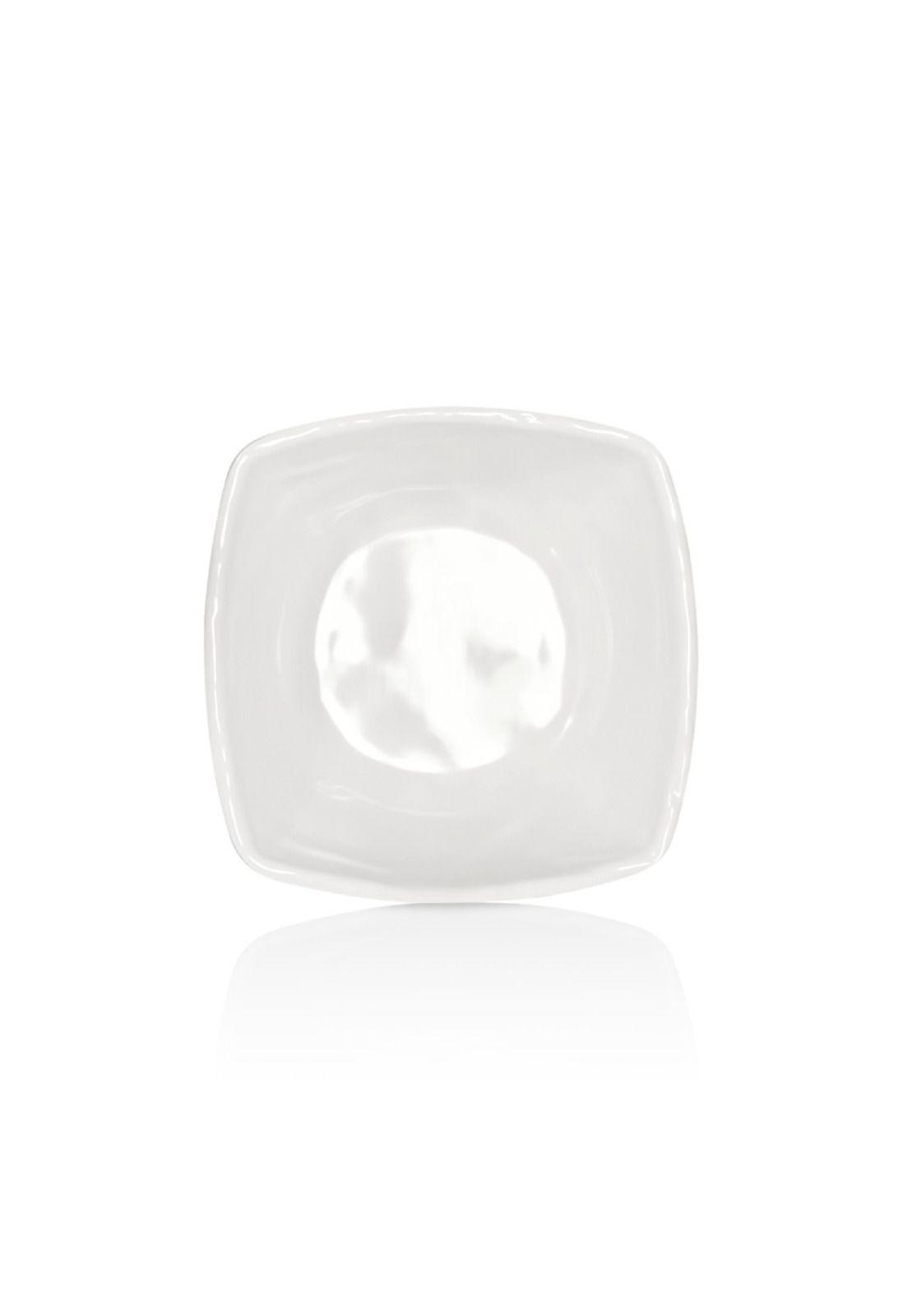 SET DE 6 BOWLS DE MELAMINA CUADRADO BLANCO 12.5 X 12.5 CM LI-3