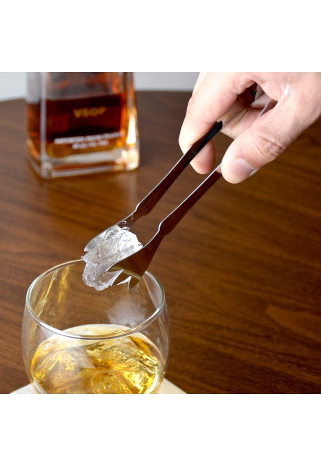 PINZA PARA HIELO ACERO INOXIDABLE 16 cm-1