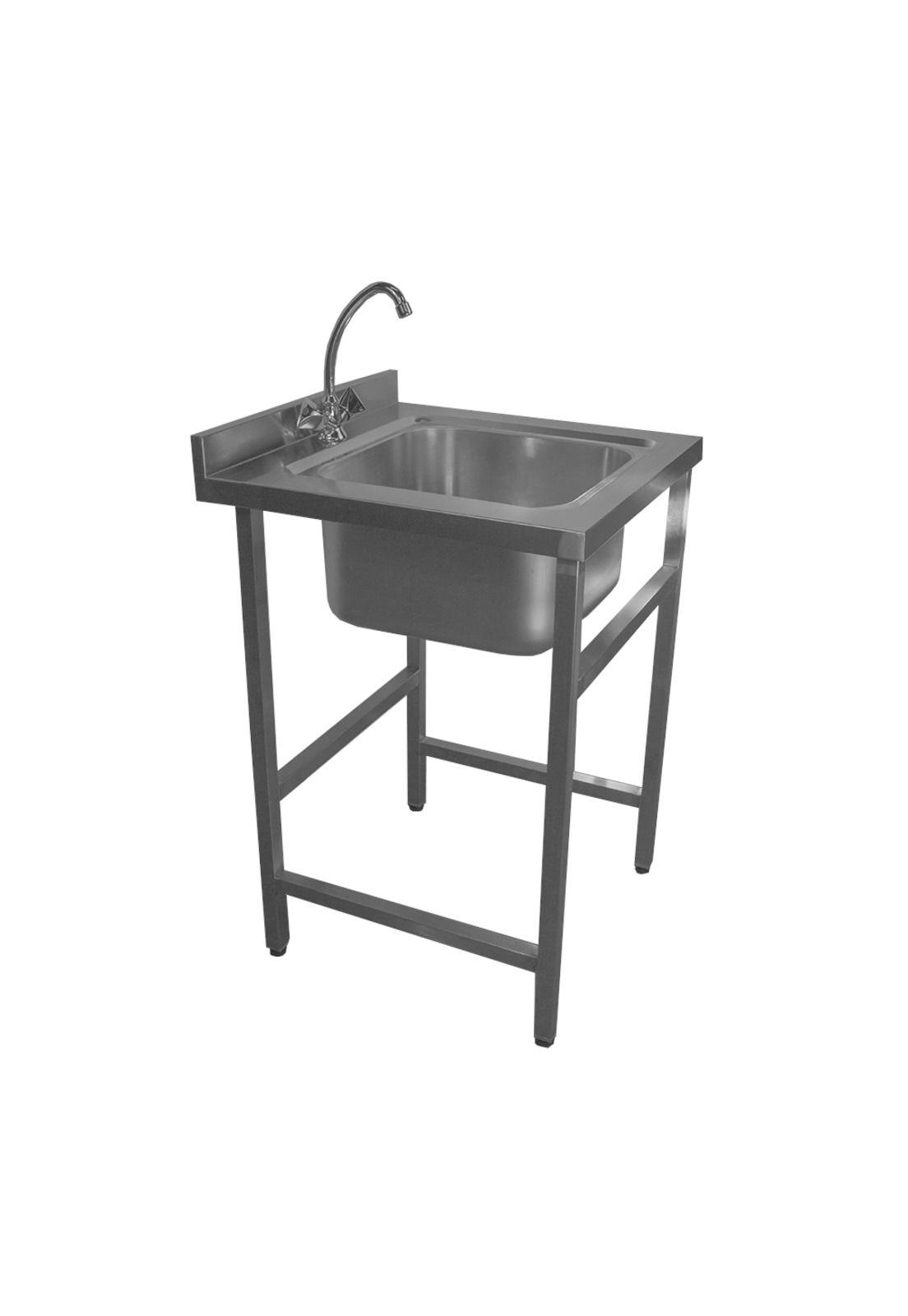 LAVADERO MURAL 1 TAZA ACERO INOX 70X70X85 CM-2