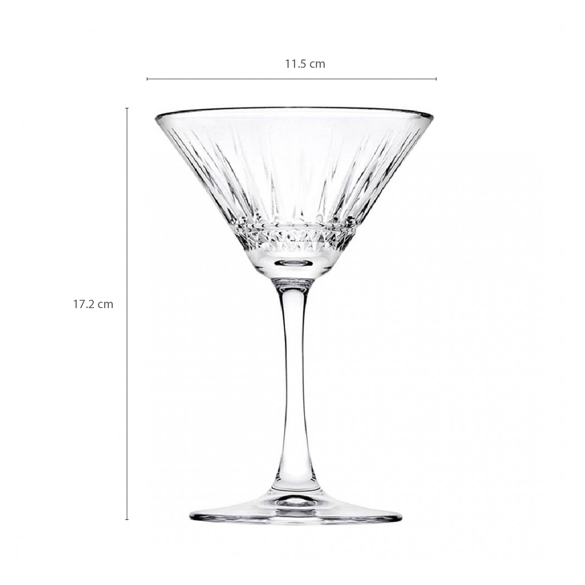 SET 6 COPA MARTINI 220 CC LINEA ELYSIA-5