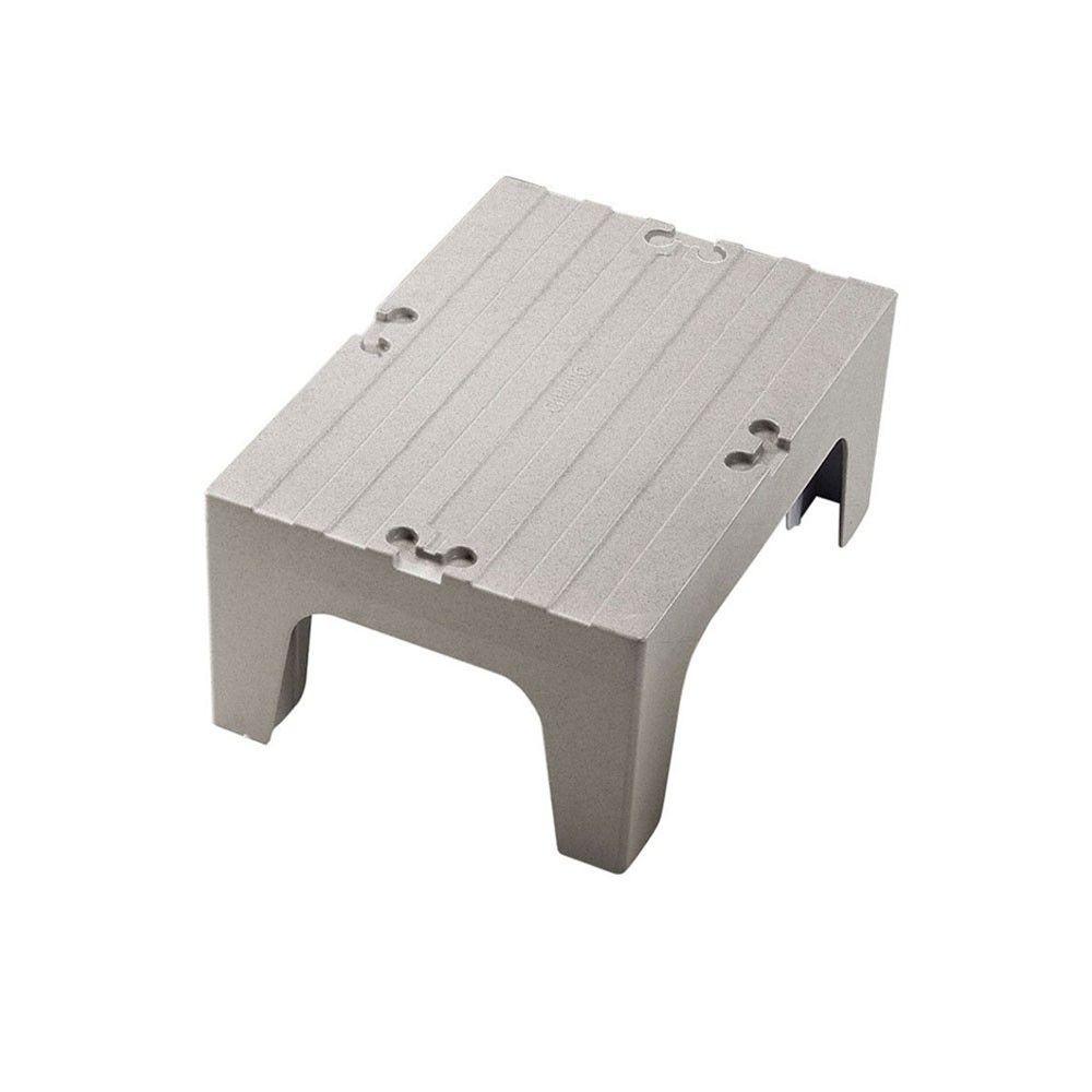 BANQUILLO DE ALMACENAJE LISO GRIS 30 X 53 X 92 CM-4