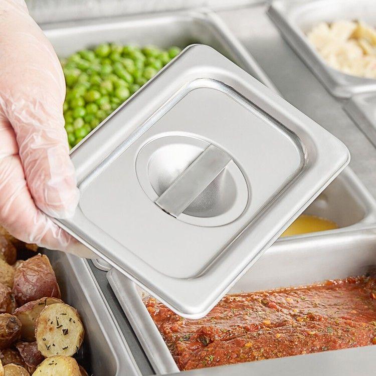 TAPA CONTENEDOR GASTRONOMICO ACERO INOXIDABLE GN 1/9-3