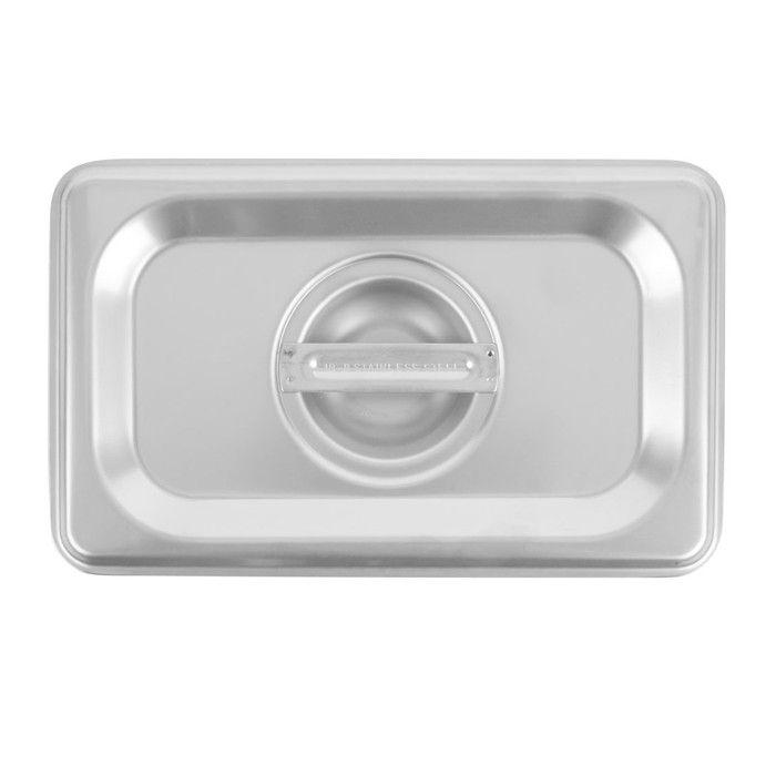 TAPA CONTENEDOR GASTRONOMICO ACERO INOXIDABLE GN 1/9-4