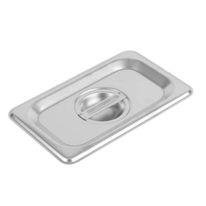 TAPA CONTENEDOR GASTRONOMICO ACERO INOXIDABLE GN 1/9-6
