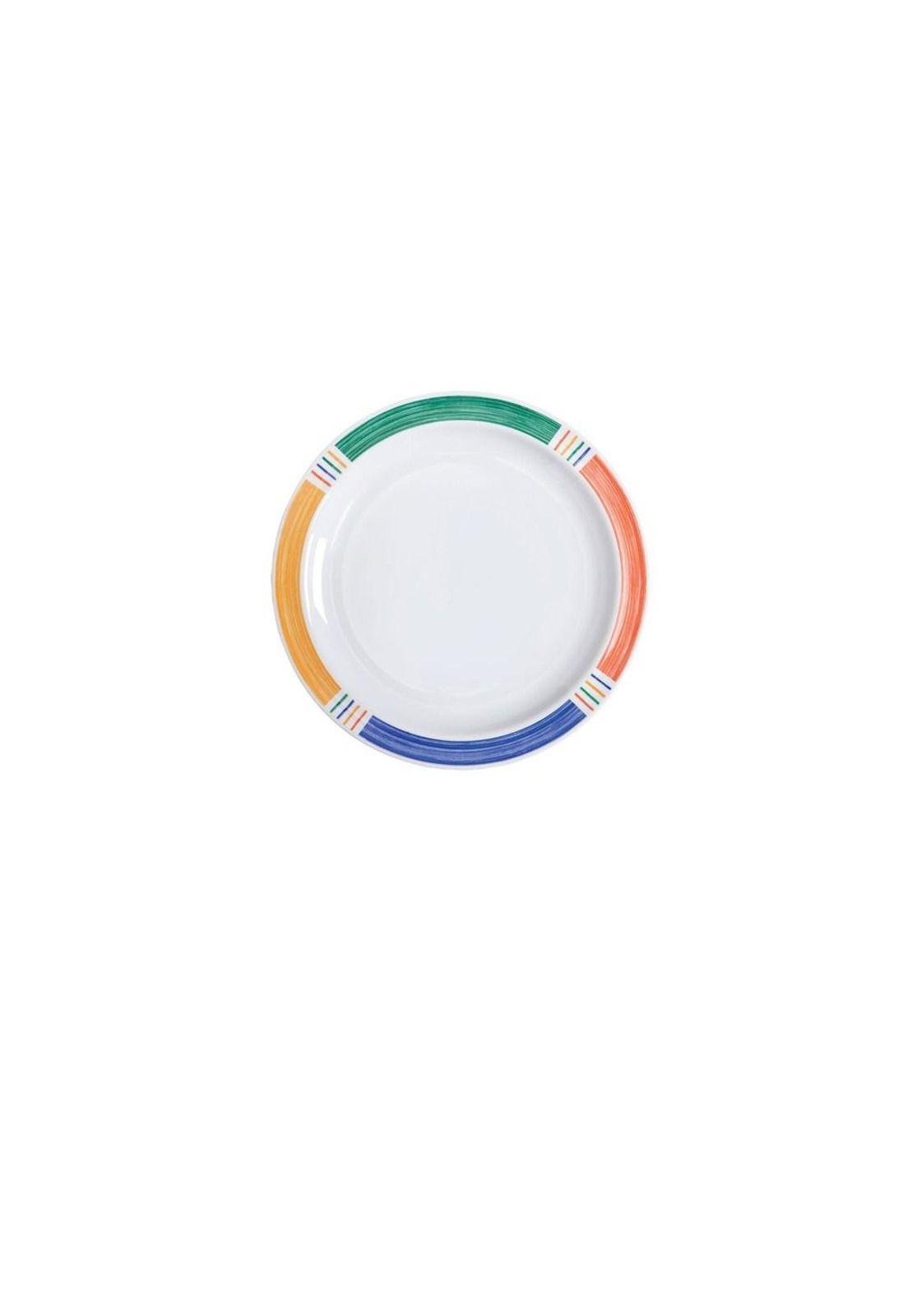 Set De 6 PLATO REDONDO CON BORDE LÍNEA BARCELONA 15 cm-0