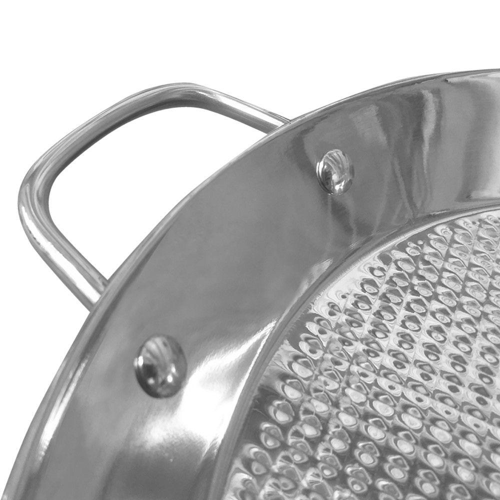PAELLERA ACERO INOXIDABLE 34 CM-4