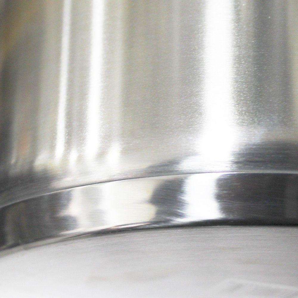 CAZO ALTO ACERO INOXIDABLE CON TAPA Y FONDO DIFUSOR 5 LITROS-5