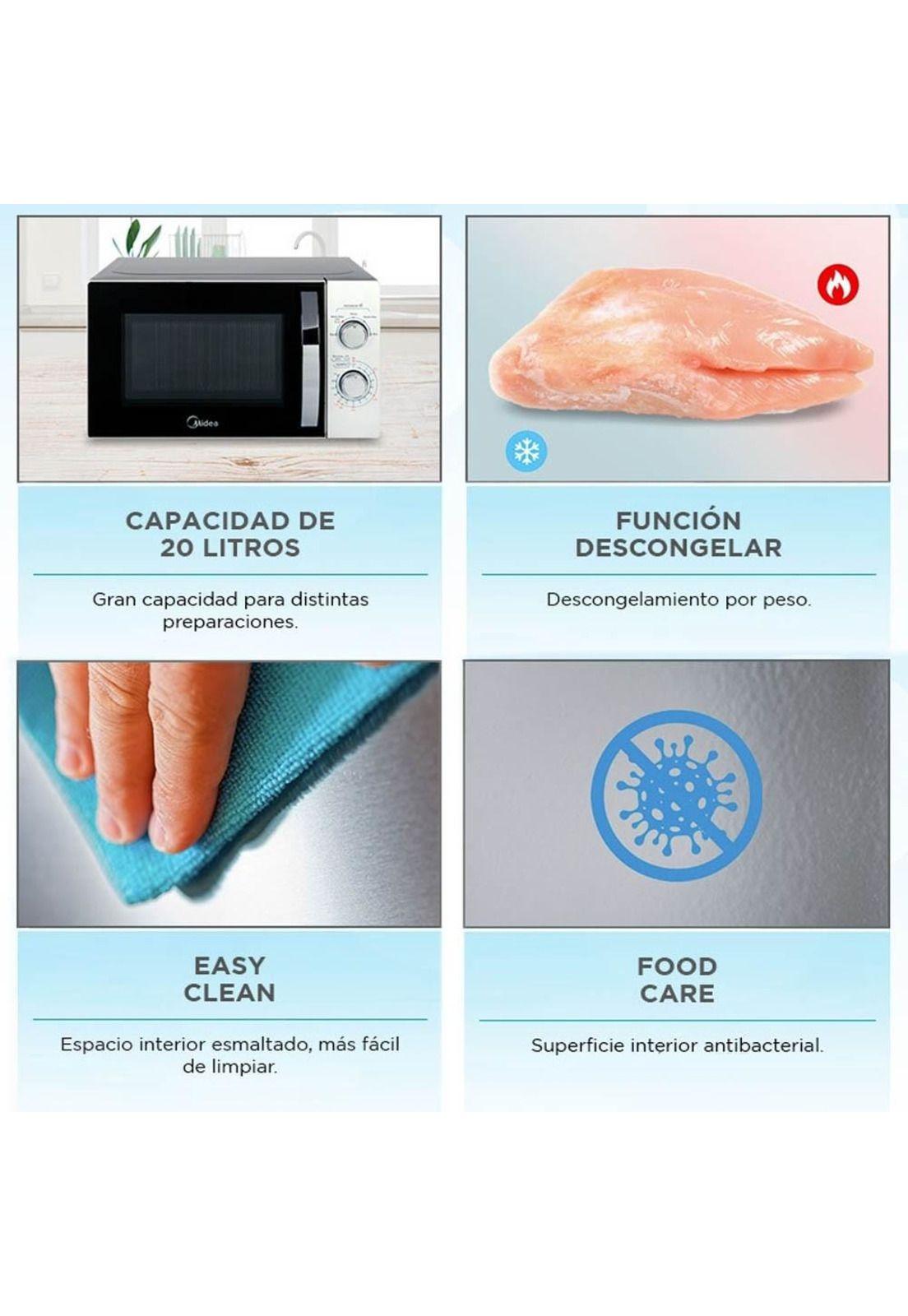 MICROONDAS ELECTROMECANICO MIDEA 20 LTS-6