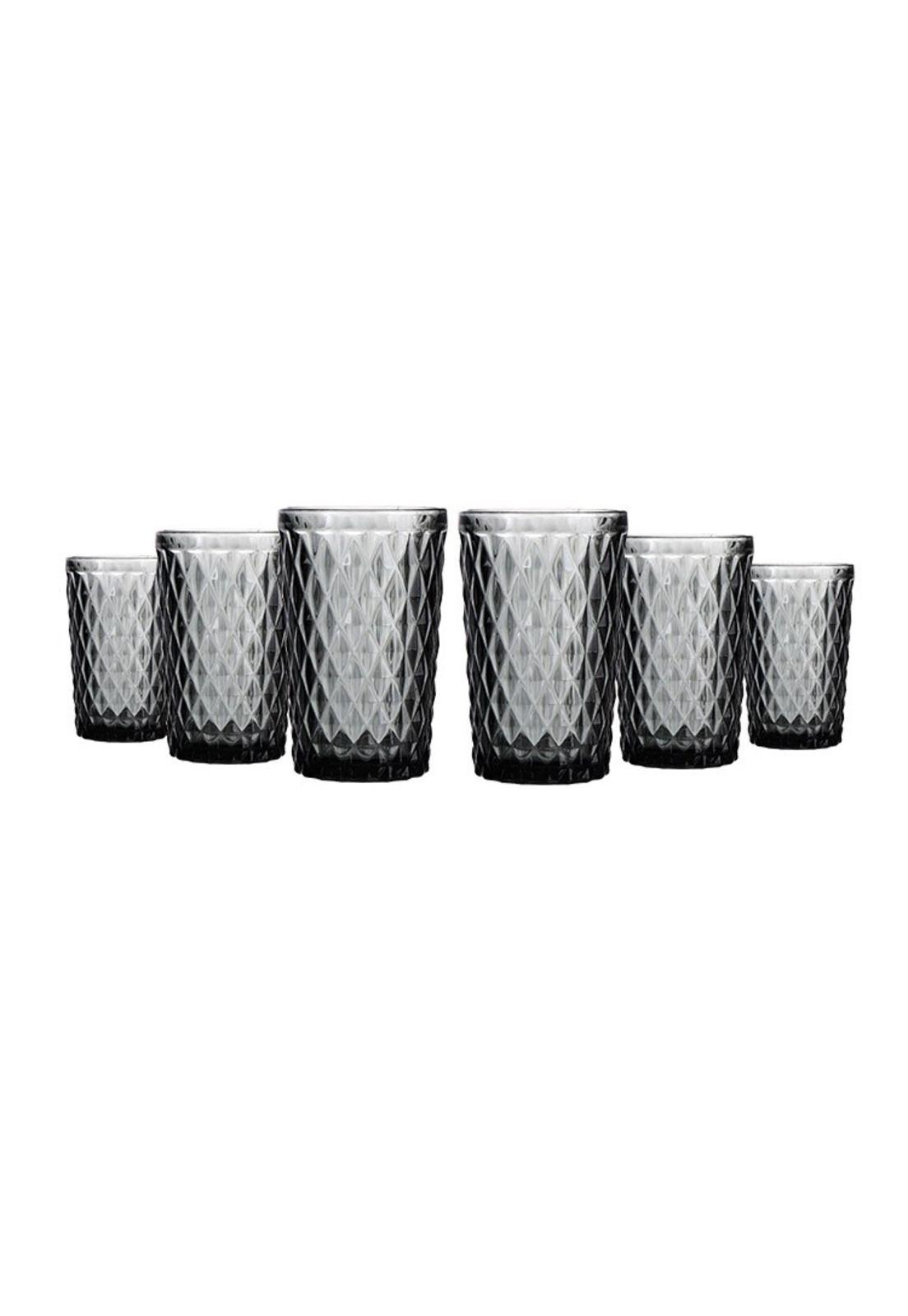 Set 6 Vasos Gris 350ml Imahe-1