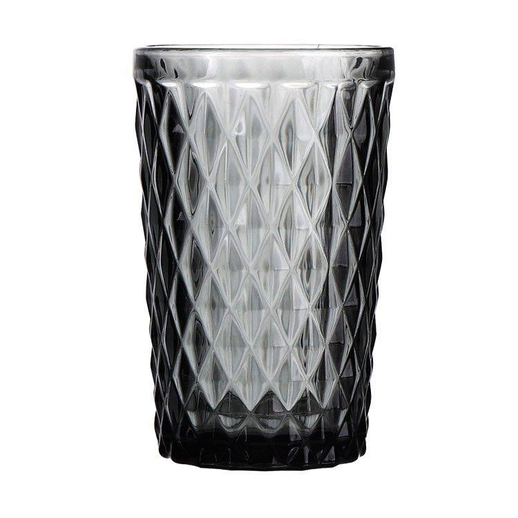 SET 6 VASOS GRIS 350ML IMAHE-0