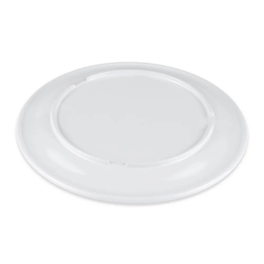 SET DE 6 PLATO MELAMINA 23CM BLANCO-5