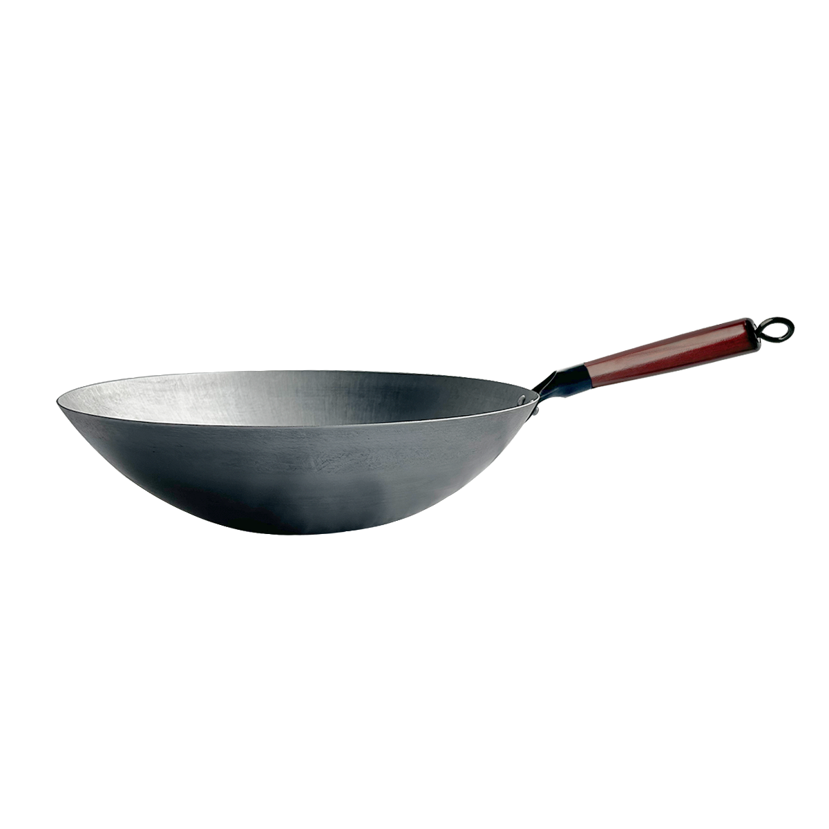 WOK DE HIERRO CÓNCAVO CON MANGO 36 CM-3