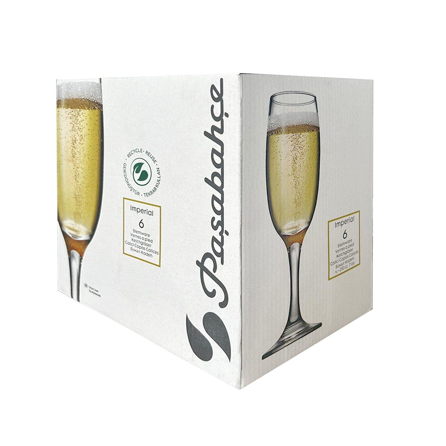 SET 6 COPAS CHAMPAGNE 210 CC LINEA IMPERIAL-4