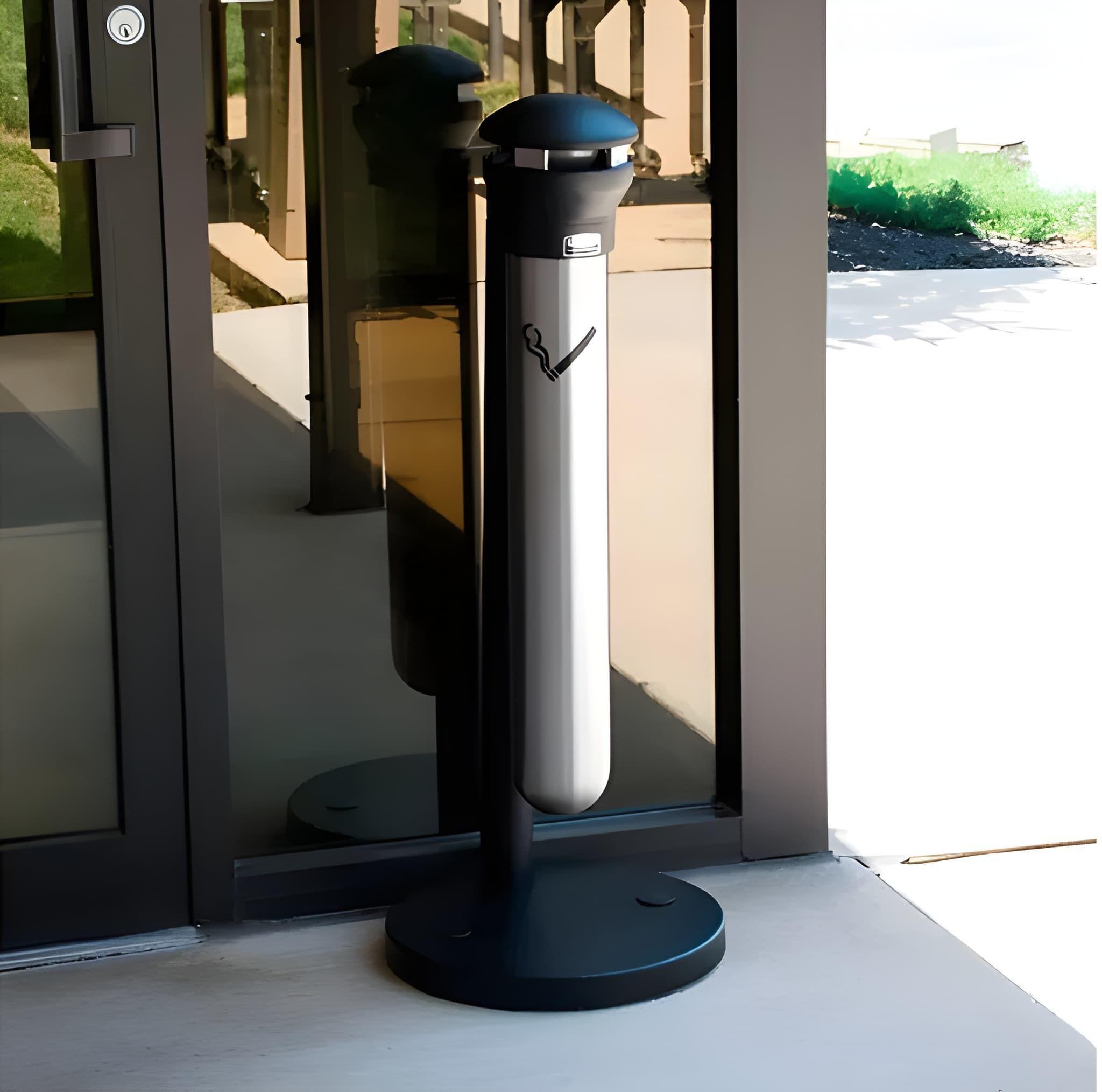 Cenicero Infinity Plateado Rubbermaid-2