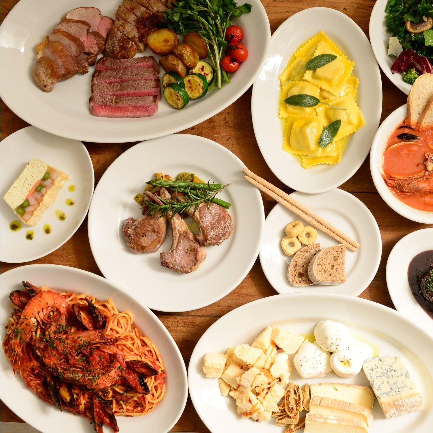 SET DE 6 PLATO OVALADO PORCELANA 25CM TOWER-2