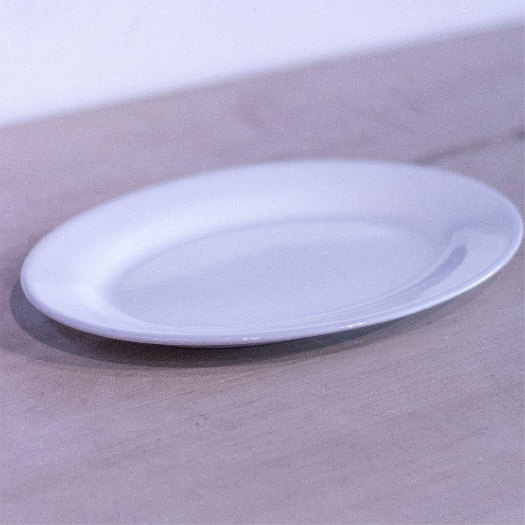SET DE 6 PLATO OVALADO PORCELANA 25CM TOWER-3
