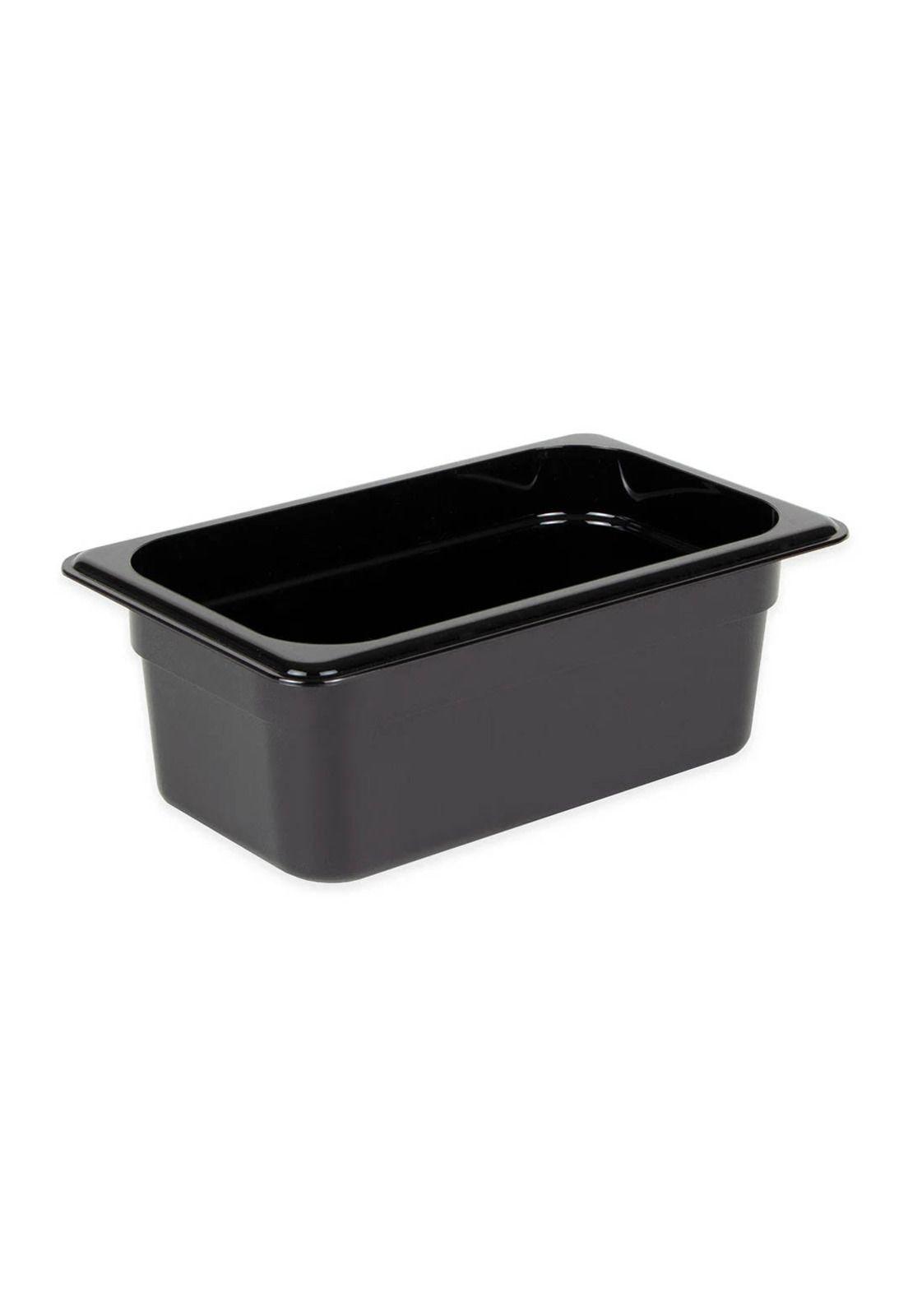 CONTENEDOR POLICARBONATO NEGRO 1/4x10 cm-0