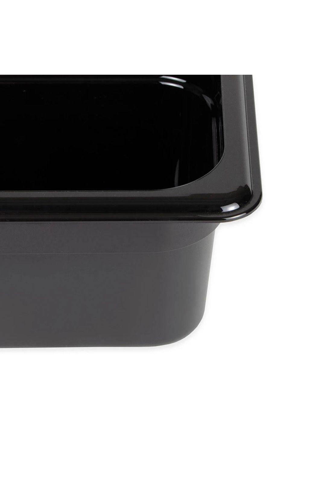 CONTENEDOR POLICARBONATO NEGRO 1/4x10 cm-2