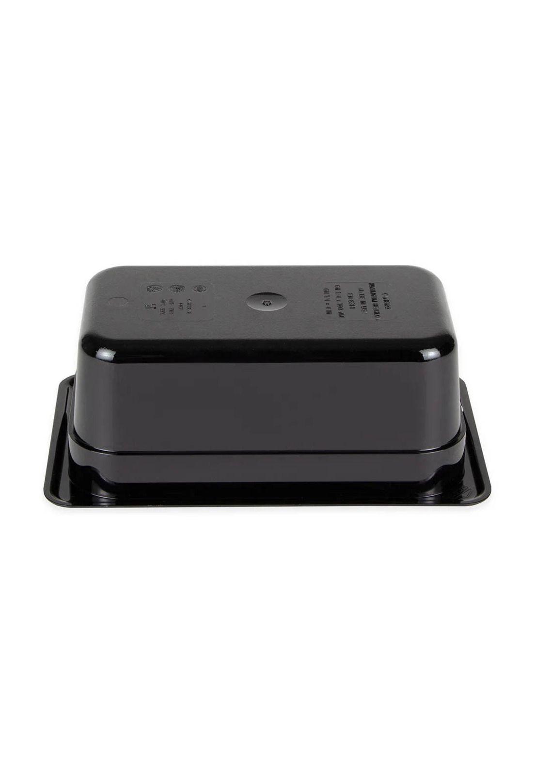 CONTENEDOR POLICARBONATO NEGRO 1/4x10 cm-3